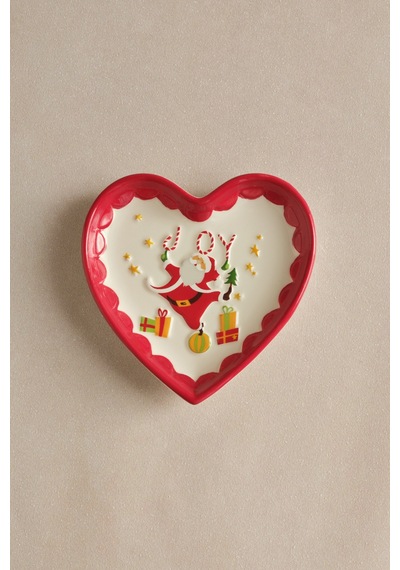 Karaca New Year Yılbaşı Carousel Tatlı Tabağı 12 Cm