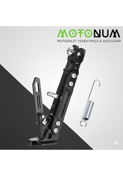 Yamaha Mt 07 Yükseklik Ayarlı Metal Yan Sehpa-siyah Detaylı-ayk0972