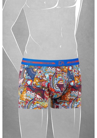 Doreanse Erkek Çocuk Modal Baskılı Patchwork Renkli Boxer 613