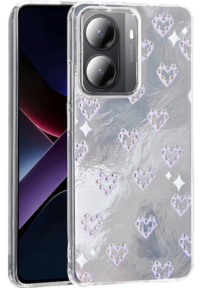 Xiaomi Poco X7 Pro Kılıf Kamera Korumalı Figürlü Zore Ponti Silikon Kapak Çok Renkli