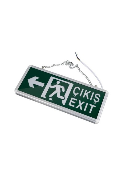 Zmr Zmr-670/y.01 3w Sağ-sol Yön Acil Çıkış Yönlendirme Tabelası - Lambası 38x30x36mm Beyaz