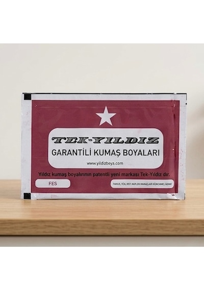 21 - Kumaş Boyası Fes Rengi 11 Gr 10