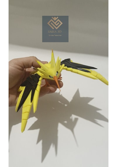 Pokemon Efsanevi Tür Zapdos Figür 25 Cm Hareketli