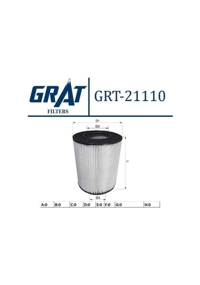 Hava Fıltresı Mıtsubıshı: Canter-659-turbo/511/711/859 Grt-21110-mar