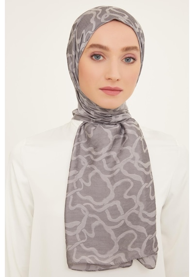Armine Trend Viskon Şal - 2 - Koyu Gri 24639