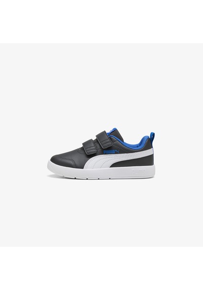 Puma Courtflex V3 Çocuk Gri Spor Ayakkabı 397642 Gri