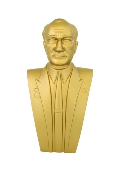 Atatürk Büstü 70cm Alüminyum + Kaide 120cm + Alt Tabla Lise Modeli