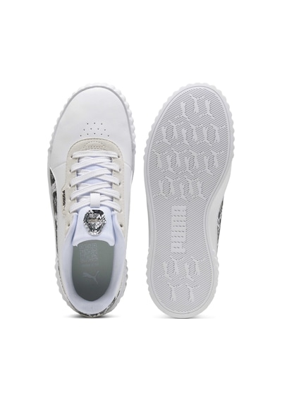 Puma Carina 3.0 Snake Chic Kadın Ekru Sneaker Ekru