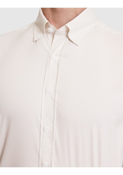 Pierre Cardin Erkek Bej Gömlek Desenli 50320890-vr011