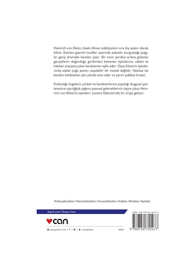 Locarno Dilencisi - Heinrich von Kleist - Can Yayınları