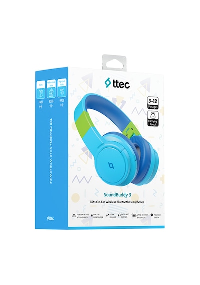 Soundbuddy 3 Kulaküstü Kablosuz Bluetooth Çocuk Kulaklığı - 2km171