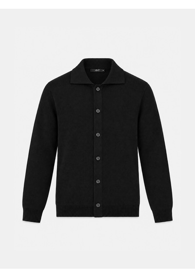Xint Siyah Yumuşak Dokulu Regular Fit Hırka 801861