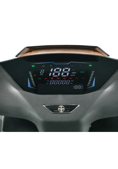 Arora ZR7 Elektrikli Motosiklet Grafen Akülü Gri - Siyah