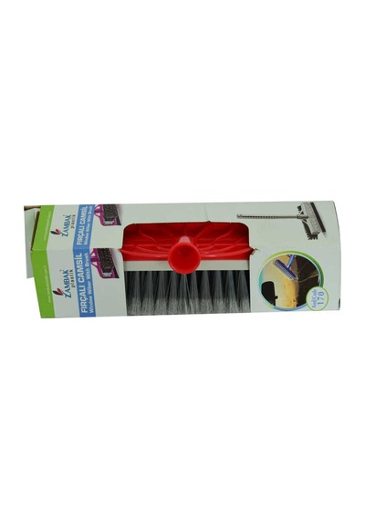 Plastik Fırçalı Saplı Camsil Set Karışık Renk Kod-170 Diğer