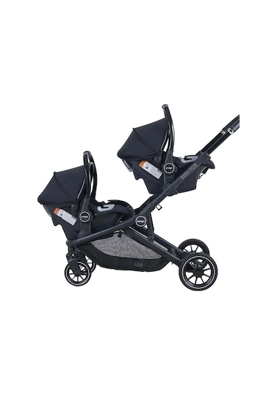 Prego 2223 Ibiza Plus Travel İkiz Bebek Arabası Siyah-10290