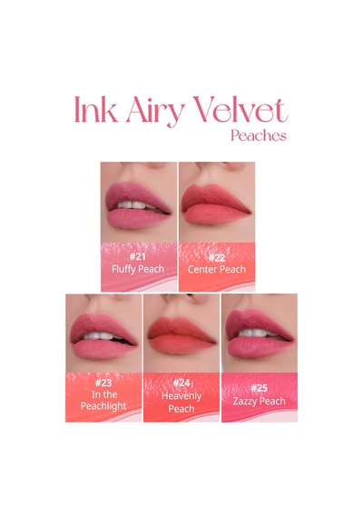 Peripera Ink Airy Velvet 25 Zazzy Peach 25