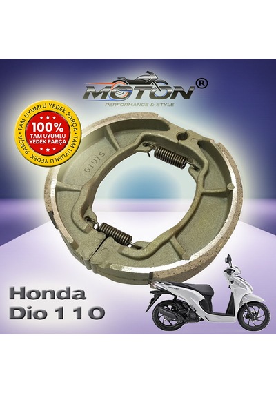 Honda Dio 110 Arka Fren Balatası Kampana Tipi Yüksek Performans