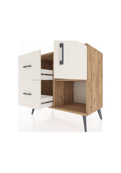 Hyperion Şifonyer Tek Raflı 2 Çekmeceli Tek Kapaklı 88x44x80 Çam-aytaşı Aytaşı Hyperion Şifonyer Tek Raflı 2 Çekmeceli Tek Kapaklı 88x44x80 Çam-aytaşı Aytaşı