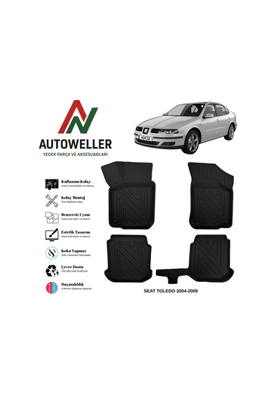 Seat Toledo 2004-2009 Havuzlu Oto Paspas