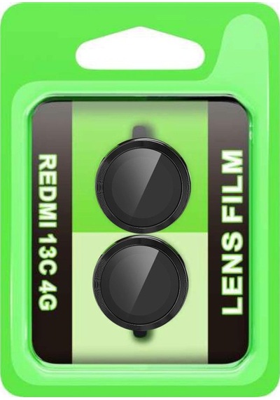 Xiaomi Redmi 13c Raze Metal Kamera Lens - Siyah -