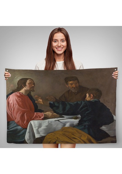 Diego Velázquez - Emmaus'ta Akşam Yemeği Duvar Örtüsü - The Supper At Emmaus-7145