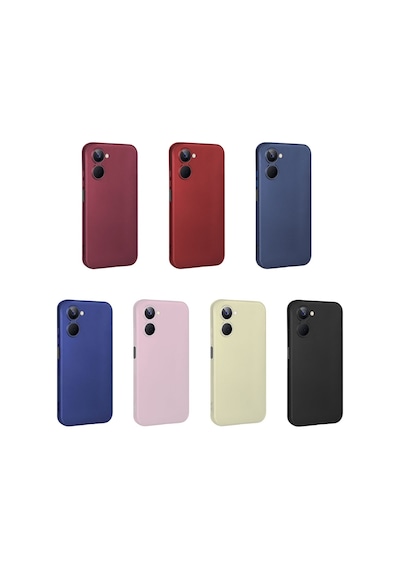 Realme Uyumlu 10 4g Kılıf Zore Esnek Mat Premier Silikon Kapak