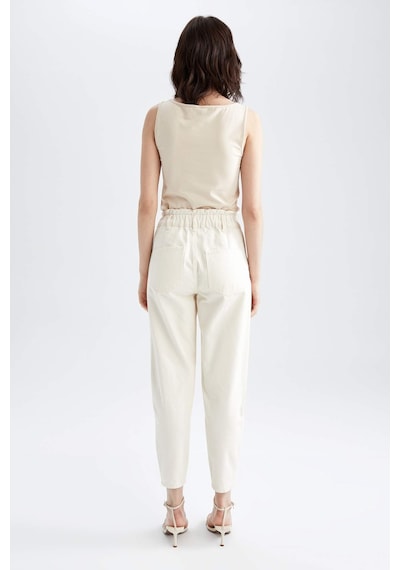 DeFacto Paperbag Gabardin Kumaş Pantolon Cepli Standart Paça S2790AZ25SPER105