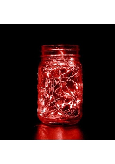 Peri Led Kırmızı Animasyonlu 5 Metre Kırmızı