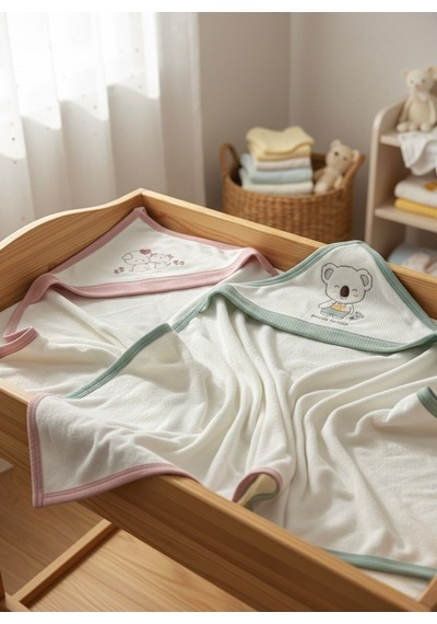 Eke My Baby %100 Organik Pamuklu Kundak Havlu 82x90 Cm 0 - 9 Ay