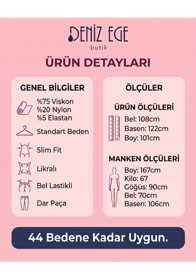 İtalyan Kadın Pantolon Kırmızı