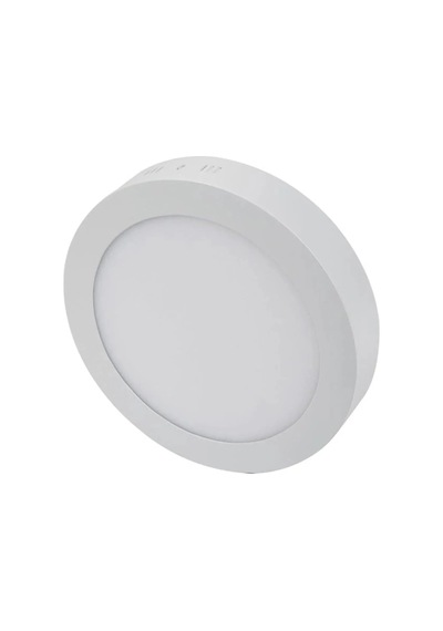 Cata Ct-5233 18w Panel Led Armatür Beyaz Yuvarlak Sıva Üstü Metal Kasa Beyaz Işık 6400k Çok Renkli