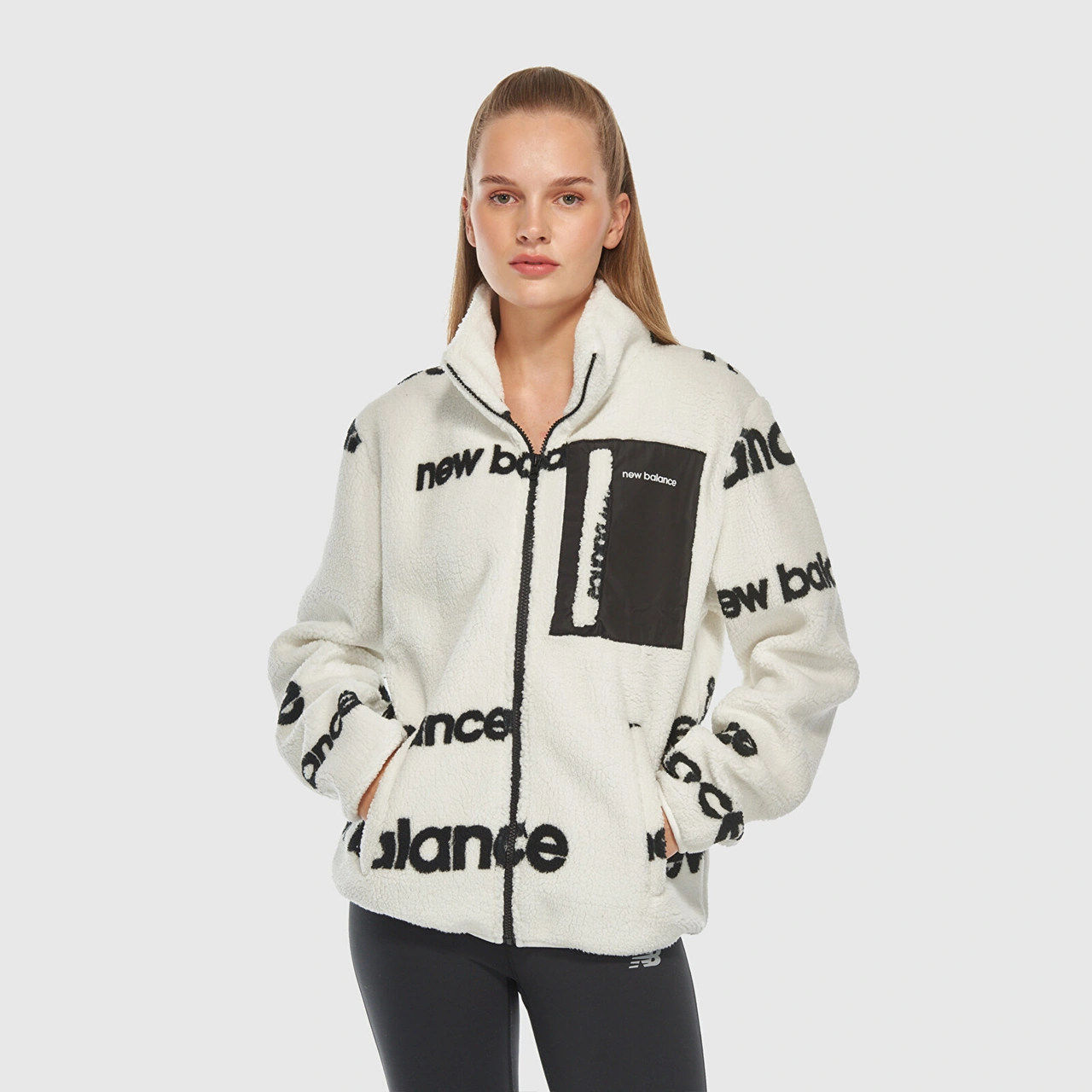 New Balance Nb Lifestyle Kadın Beyaz Sweatshirt Unc3358-wt Beyaz