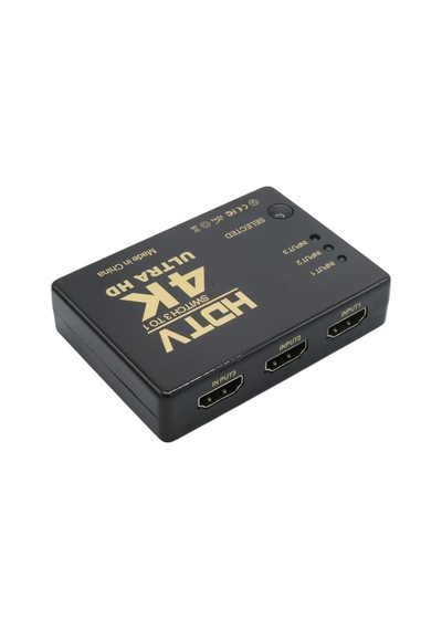 Fully G-538n 4k Ultra Hd Destekli 3 Port Uzaktan Kumandalı Hdmı Switch Çoğaltıcı