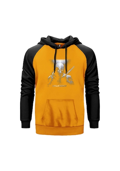 Moon Knight Warrios Sarı Renk Reglan Kol Sweatshirt Sarı