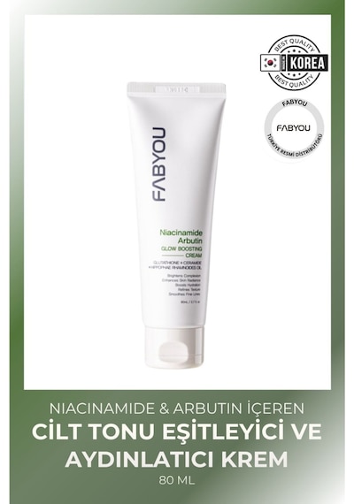 Niasinamid Ve Arbutin İçeren Cilt Tonu Eşitleyici&aydınlatıcı Yüz Kremi 80 Ml