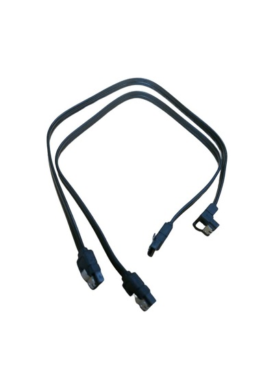2 Adet Sata Iıı Kablo 40cm, 6 Gbits, 90 Açılı, 1 Düz Ve 1 90 Derece Açılı, Orjinal Sku: Zeus8690010120182