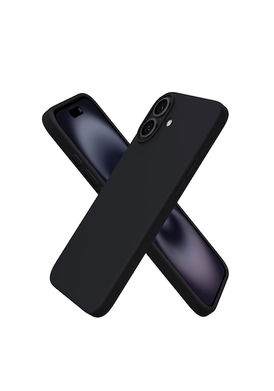 Bix İphone 16 Silikon Kılıf Magsafe Uyumlu Güçlü Koruma Darbe Emici Siyah