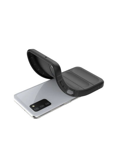 Gld-spt- Newface Samsung Uyumlu Galaxy A03s Kılıf Optimum Silikon - Siyah