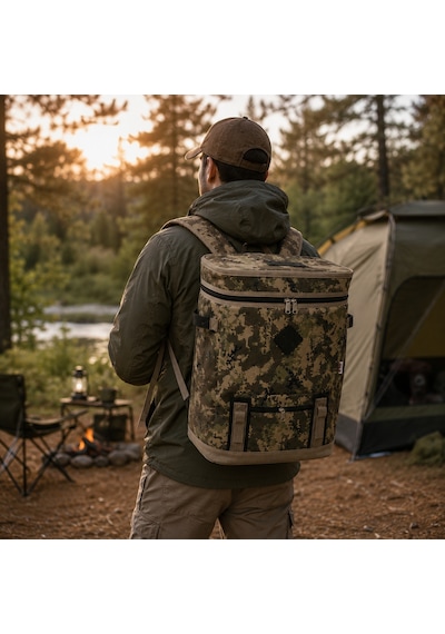 Kale Termos 30 Lt Outdoor Termal Sırt Çantası-kamuflaj Desen-472