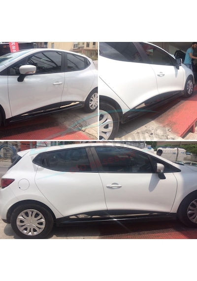 Renault Clio 4 Krom Yan Kapı Çıtası 4 Parça 2012-