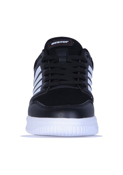 Moda Ayakkabı B-74 Erkek Yürüyüş Sneaker Ayakkabı Siyah
