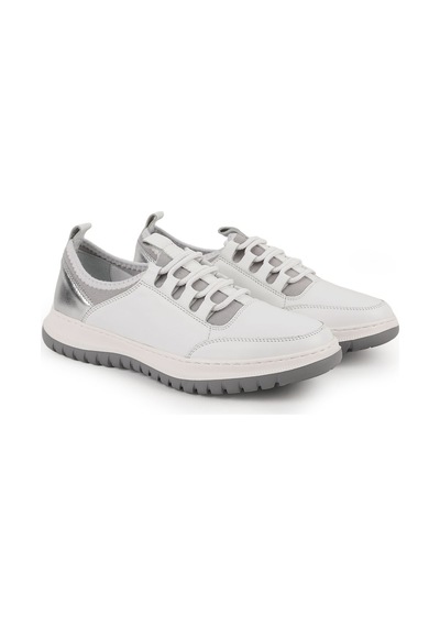 Libero Lz5911 Esnek Çorap Yakalı Hafif Eva Tabanlı Antik Kadın Sneaker Beyaz