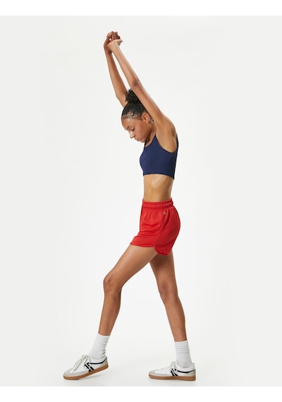 Koton Ekstra Mini Spor Şort Beli Bağcıklı Yüksek Bel Relax Fit Kırmızı 4sak40359nk Kırmızı Koton Ekstra Mini Spor Şort Beli Bağcıklı Yüksek Bel Relax Fit Kırmızı 4sak40359nk Kırmızı