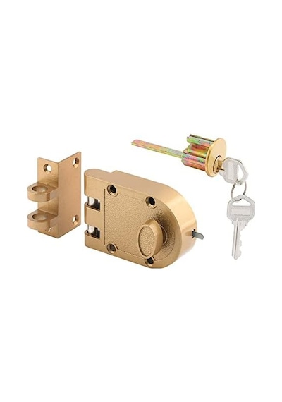 Prime-line Prime Line U9970 10cm - 0.8cm Brass Diecast Jimmy-proof Deadlock