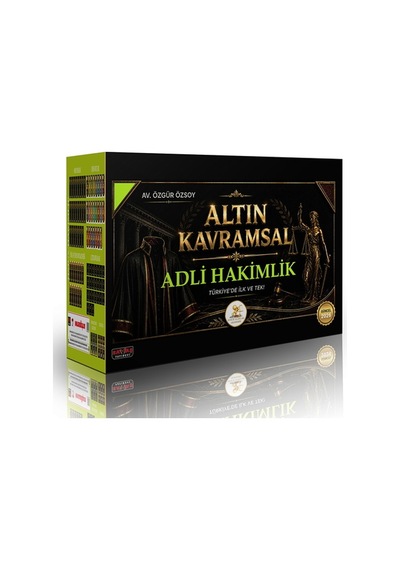 Hukal Altın Kavramsal Adli Hakimlik Seti Savaş Yayınevi 2026