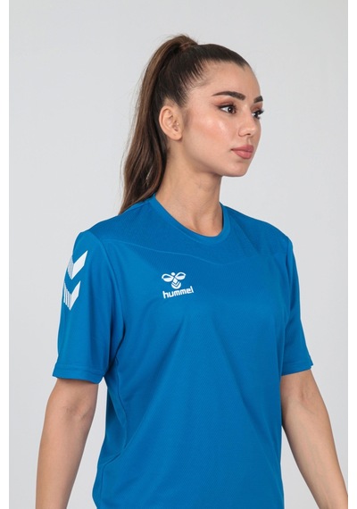Hummel Oregon Antrenman Tişört Saks Mavi