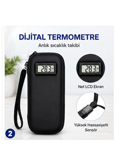Mirmed Dereceli İnsülin Taşıma Çantası Siyah