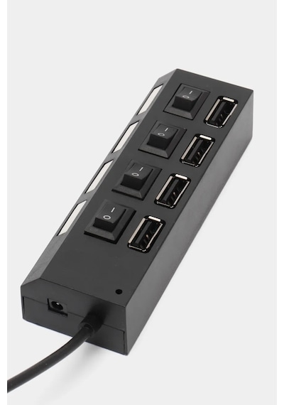 Thentech Usb 2.0 Çoklayıcı Laptop Bilgisayar Akıllı Tv Usb Çoklayıcı Açıp Kapama Tuşlu Usb Çoklayıcı