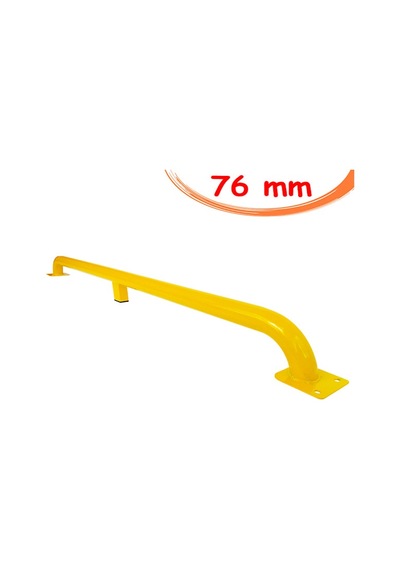 Otopark Stoperleri Araç Stoperi Otopark Stoperi Teker Dayama Bariyeri 3 Ayaklı 195cm Ø76mm 2mm