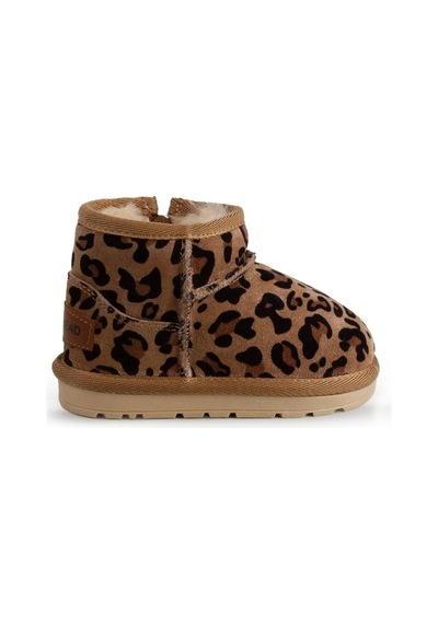 Buckhead Nesty Kız Çocuk Kürklü Bot - Bej Leopar Buck4508-011